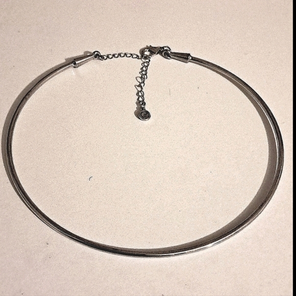 Two C1946 Vintage Gold Tone and SilverTone Choker Bundle - Picture 11 of 12